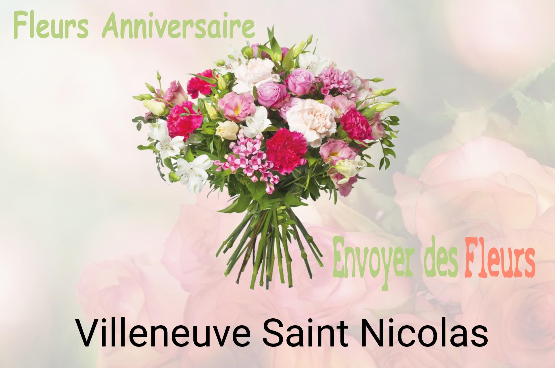 Bouquet de fleurs d’anniversaire livré à Villeneuve-Saint-Nicolas