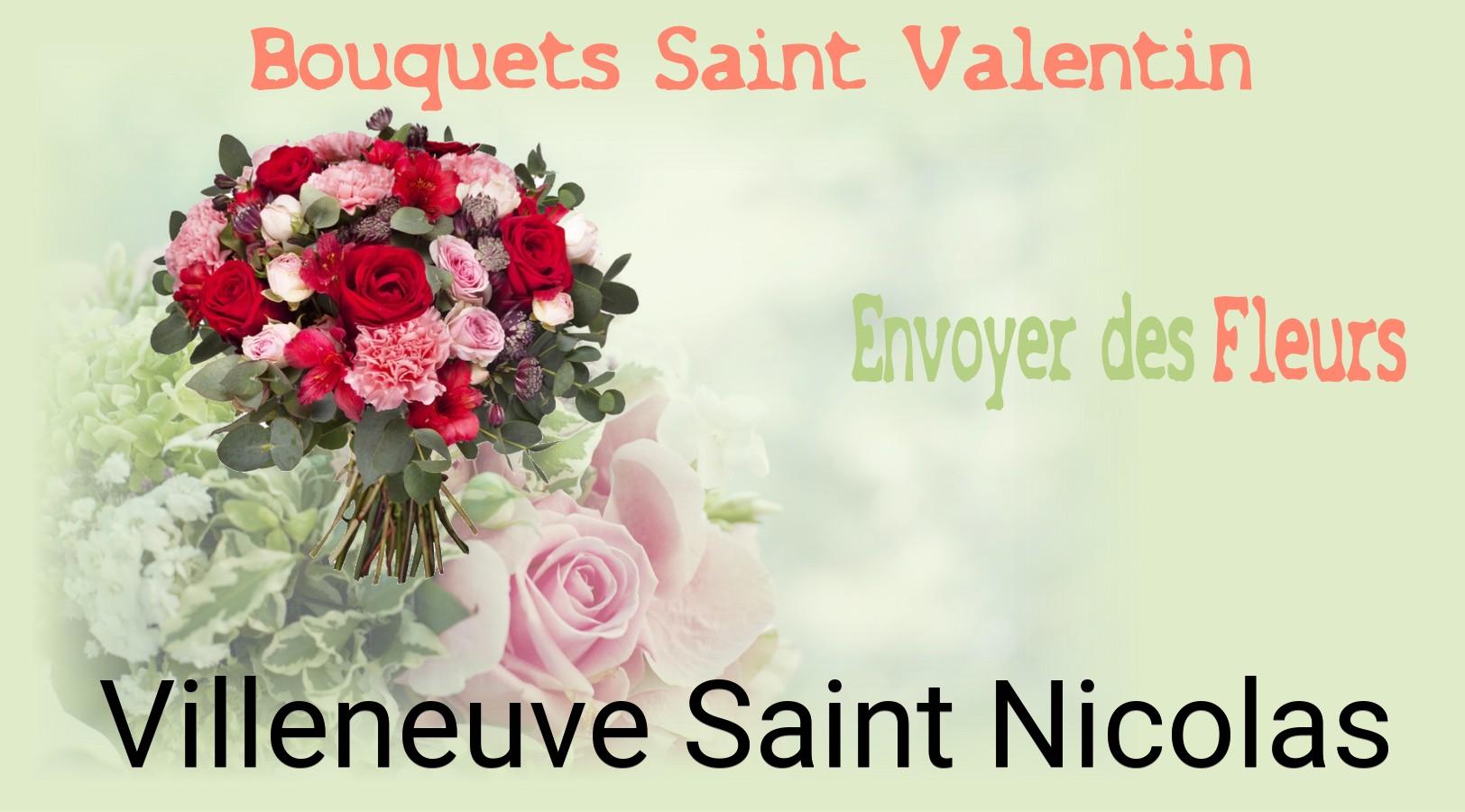 Roses de Saint-Valentin livrées à Villeneuve-Saint-Nicolas